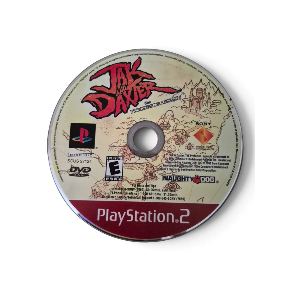 Sony Jak and Daxter The Precursor Legacy PS2 Video Game Disc Only